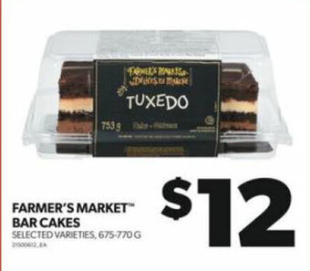 Real Canadian Superstore FARMER'S MARKET BAR CAKES offer