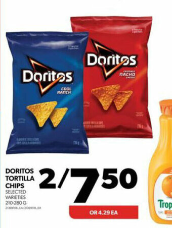Real Canadian Superstore DORITOS TORTILLA CHIPS offer