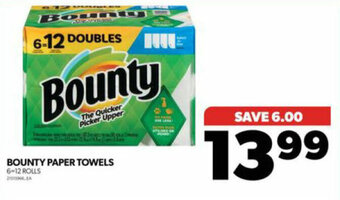 Real Canadian Superstore BOUNTY PAPER TOWELS offer