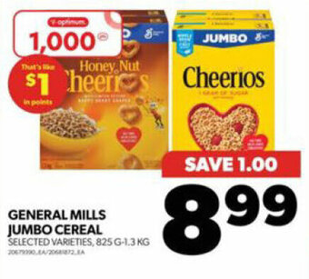Real Canadian Superstore GENERAL MILLS JUMBO CEREAL offer