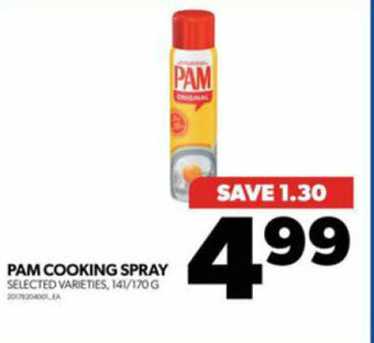 Real Canadian Superstore PAM COOKING SPRAY offer