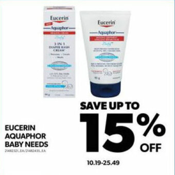 Real Canadian Superstore EUCERIN AQUAPHOR BABY NEEDS offer