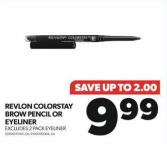 Real Canadian Superstore REVLON COLORSTAY BROW PENCIL OR EYELINER offer