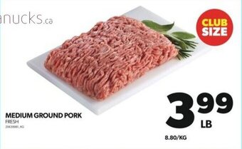 Real Canadian Superstore MEDIUM GROUND PORK offer