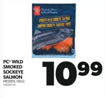 Real Canadian Superstore PC WILD SMOKED SOCKEYE SALMON offer