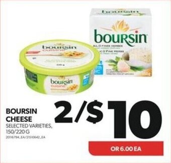 Real Canadian Superstore BOURSIN CHEESE offer