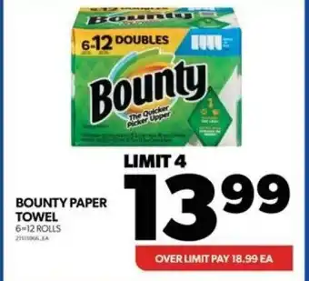 Real Canadian Superstore BOUNTY PAPER TOWEL offer