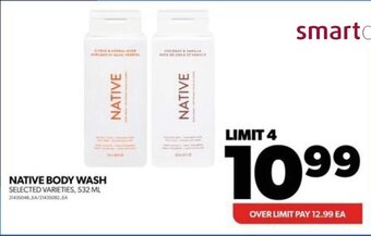 Real Canadian Superstore NATIVE BODY WASH offer