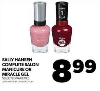Real Canadian Superstore SALLY HANSEN COMPLETE SALON MANICURE OR MIRACLE GEL offer