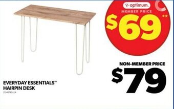 Real Canadian Superstore EVERYDAY ESSENTIALS HAIRPIN DESK offer