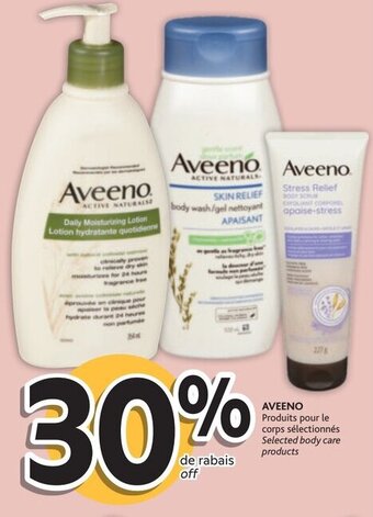 Brunet AVEENO Selected body care products offer