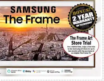 2001 Audio Video Samsung frame tv offer