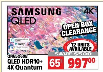 2001 Audio Video 65|| samsung qled hdr10+ 4k quantum offer