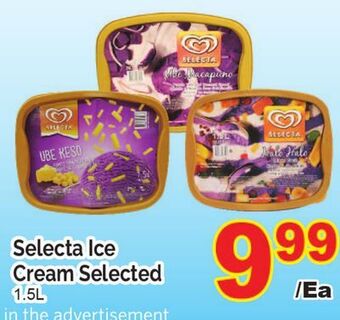 T&T Supermarket Selecta ice cream selected, 1.5l offer