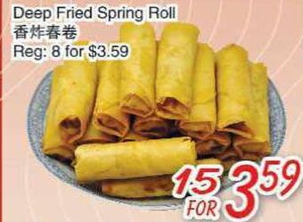 Foody Mart Deep fried spring roll offer
