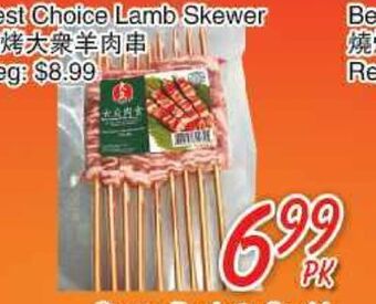 Foody Mart Best choice lamb skewer offer