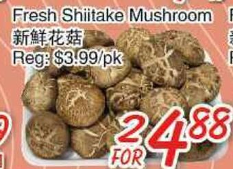 Foody Mart Fresh shiitake mushroom offer