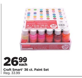 Michaels Craft smart® 36 ct. paint set offer