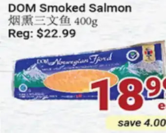 Oceans Fresh Food Market Dom smoked salmon offer