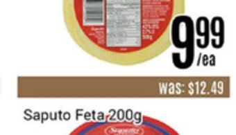 Nations Fresh Foods Saputo feta offer