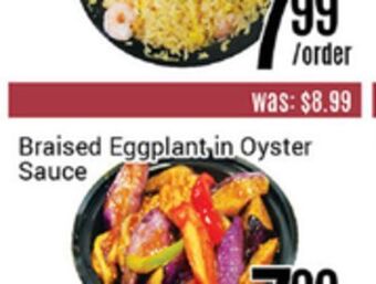 Nations Fresh Foods Braised eggplant in oyster sauce offer