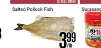 Nations Fresh Foods Salted pollock fish offer