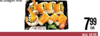 Nations Fresh Foods Red dragon roll offer
