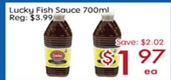 Sunny Food Mart Lucky fish sauce offer