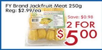 Sunny Food Mart Fy brand jackfruit meat offer