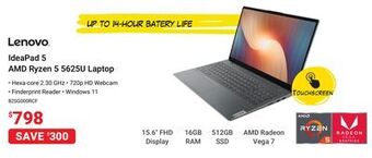 Visions Electronics Lenovo ideapad 5 amd ryzen 5 5625u laptop offer