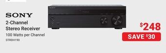 Visions Electronics Sony 2-channel stereo receiver offer