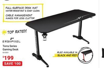 Visions Electronics Ergopixel terra series gaming desk offer