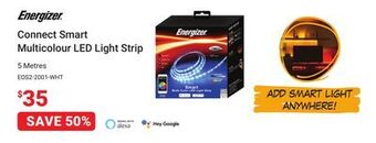 Visions Electronics Energizer connect smart multicolour led light strip offer