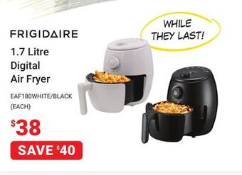 Visions Electronics Frigidaire 1.7 litre digital air fryer offer