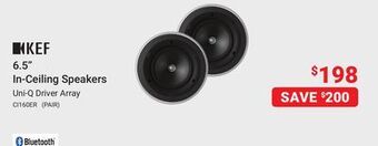 Visions Electronics Kef 6.5 in-ceiling speakers offer
