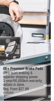PartSource Oe+ premium brake pads offer