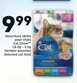Brunet Purina Cat Chow Selected Cat Food offer