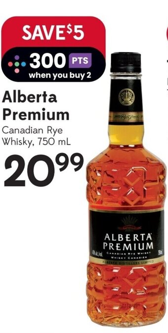 Sobeys Alberta Premium Canadian Rye Whisky, 750 mL offer