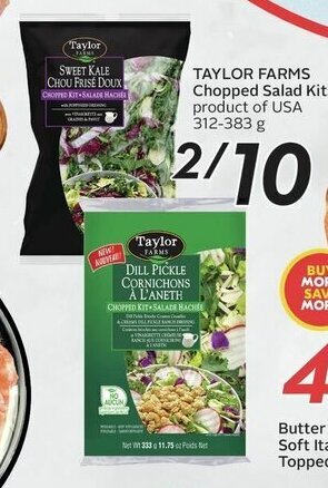 Sobeys TAYLOR FARMS Chopped Salad Kits offer