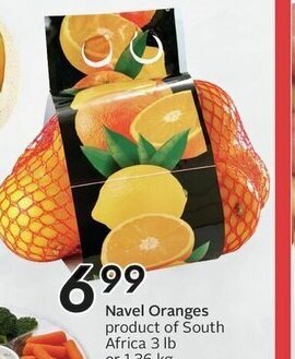 Sobeys Navel Oranges offer