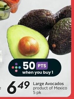 Sobeys Large Avocados offer