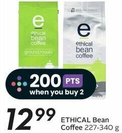 Sobeys ETHICAL Bean Coffee 227-340 g offer