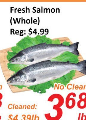 Seasons Foodmart Fresh salmon offer