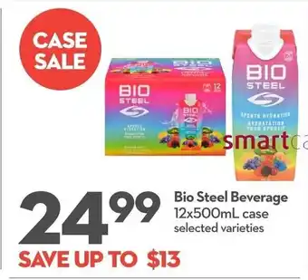 Longo's Bio Steel Beverage 12x500mL case offer