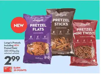 Longo's Longo's Pretzels Including NEW Pretzel Flats! 320-400g offer