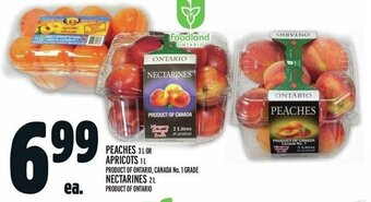 Metro PEACHES OR APRICOTS OR NECTARINES offer