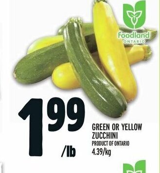Metro GREEN OR YELLOW ZUCCHINI offer