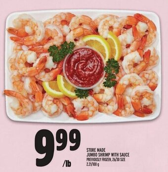 Metro STORE MADE JUMBO SHRIMP WITH SAUCE offer