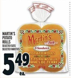 Metro MARTIN'S POTATO ROLLS offer