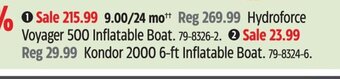 Canadian Tire Kondor 2000 6-ft Inflatable Boat offer